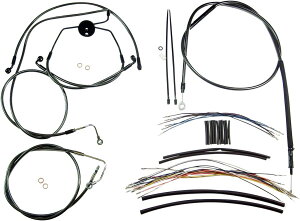 MAGNUM �}�O�i�� CONTROL CABLE KIT BP [0610-1024] Road Glide EFI - FLTR 2008 2009 Custom FLTRX 2010 2013 Ultra FLTRU 2011 HARLEY-DAVIDSON �n�[���[�_�r�b�h�\�� �u���[�L���C���[�E�u���[�L�P�[�u�� �u���[�L