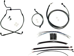 MAGNUM �}�O�i�� CONTROL CABLE KIT BP [0610-1059] Road King EFI - FLHR 2014 2015 HARLEY-DAVIDSON �n�[���[�_�r�b�h�\�� �u���[�L���C���[�E�u���[�L�P�[�u�� �u���[�L