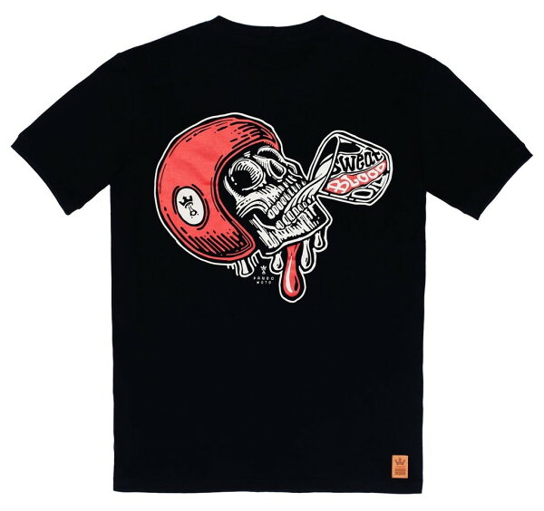PANDO MOTO パンドモト MIKE RED SKULL Tシャツ アパレル
