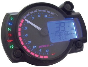 KOSO コーソー RX2N+ LCDマルチメーター 多機能タコ・スピードデジタルメーター メーター・インジケーター関係 電装系