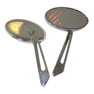 MCS GV[GX LEDECJ[ ~[ZbgYyLED TURNSIGNAL MIRROR SET LENSz ~[ nh
