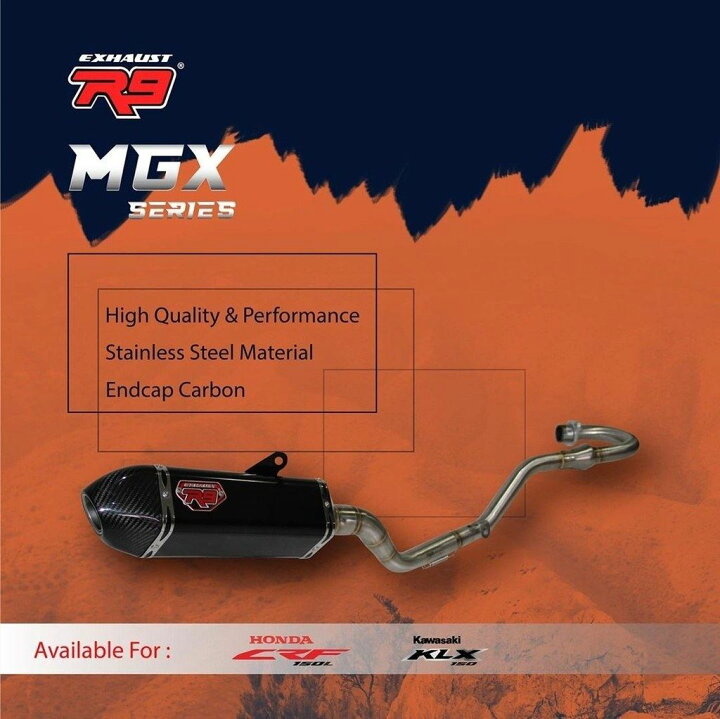 楽天市場】R9 Exhaust アールナインエキゾースト MGX Black フル 