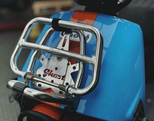 Ghost Factory S[Xgt@Ng[ Stainless Steel Front Backpack Rack X300 (Silver) LAMBRETTA ub^ tgLA O