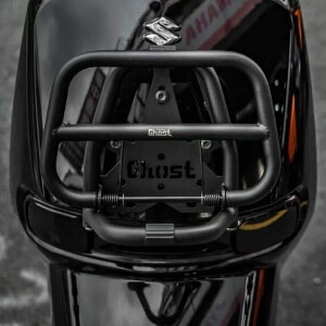Ghost Factory S[Xgt@Ng[ Stainless Steel Front Backpack Rack X300 (Black-Painted) LAMBRETTA ub^ tgLA O