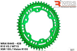 WR3 ダブルアールスリー リアスプロケット YZF-R15 V-IXION XSR155 MT-15 YAMAHA ヤマハ ドリブンスプロケット・リアスプロケット 駆動系 丁数:49