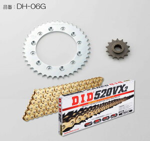 DID �_�C�h�[ �`�F�[�����X�v���P�b�g3�_�����L�b�g VTR250 VTZ250 HONDA �z���_ �X�v���P�b�g�E�`�F�[���Z�b�g �쓮�n �J���[�F�S�[���h