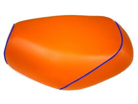 GRONDEMENT グロンドマン 国産シートカバー 被せタイプ スーパーディオ HONDA ホンダ カラー：オレンジ/青パイピング