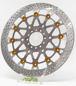 SUNSTAR �T���X�^�[ WORKS EXPAND [���[�N�X�G�L�X�p���h] �t�����g�f�B�X�N���[�^�[ RSV4 1100 FACTORY RF RR TUONO V4 1190 RC8 RC8R APRILIA �A�v�����A KTM �u���[�L�f�B�X�N���[�^�[ �u���[�L ���p / �s���J���[