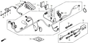 HRC �G�C�`�A�[���V�[ ���C���[�n�[�l�X CBR250R HONDA �z���_ ���̑��n�[�l�X �X�C�b�`�E�n�[�l�X�֌W �d���n