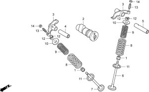 HRC エイチアールシー カムシャフト NSF100 HONDA ホンダ エンジンパーツ エンジン