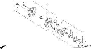 HRC �G�C�`�A�[���V�[ �I�C���|���v�A�E�^�[���[�^�[ NSF100 HONDA �z���_ �I�C���|���v �G���W���p�[�c �G���W��