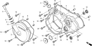 HRC �G�C�`�A�[���V�[ �J�o�[�K�X�P�b�g NSF250R HONDA �z���_ �G���W���K�X�P�b�g �G���W���p�[�c �G���W��