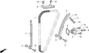 HRC �G�C�`�A�[���V�[ �e���V���i�[ ���t�^�[ASSY NSF250R HONDA �z���_ �J���`�F�[���e���V���i�[ �G���W���p�[�c �G���W��