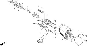 HRC �G�C�`�A�[���V�[ �I�C���|���v�V���t�g NSF250R HONDA �z���_ �I�C���|���v �G���W���p�[�c �G���W��