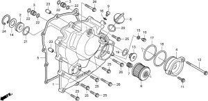 HRC �G�C�`�A�[���V�[ �t�����W�{���g SH6×16 NSF250R HONDA �z���_ �ėp�{���g�E�l�W