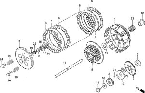 HRC �G�C�`�A�[���V�[ �Z���^�[�N���b�` RS125R HONDA �z���_ ���̑��N���b�`�I�v�V�����E��C���i �쓮�n
