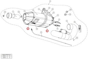 AKRAPOVIC AN|rb` yyAp[czP-TT21 belt ti for sleeve CBR1000RR GSX-R600 GSX-R750 HONDA z_ SUZUKI XYL ̑}t[IvVECi }t[