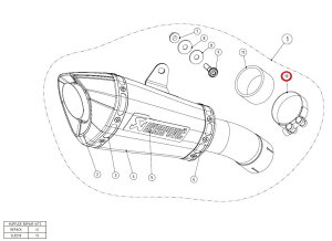 AKRAPOVIC AN|rb` yyAp[czP-R103 clamp SS R NINET PURE RACER SCRAMBLER URBAN G S RNINE T CB1000R NINJA H2 SX ZX-10R ZX-10RR BMW HONDA z_ KAWASAKI JTL }t[NvET{gNv }t