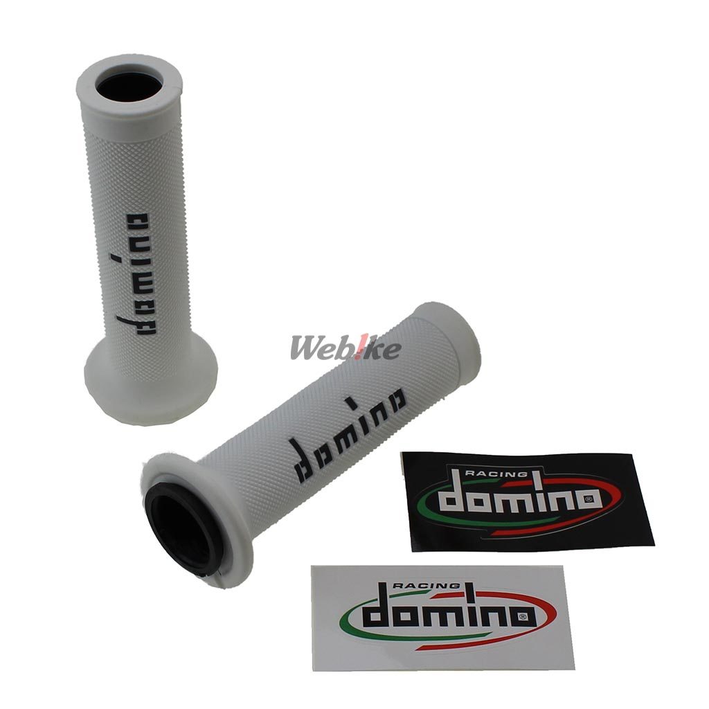 domino ドミノ レースタイプ グリップ カラー：ホワイト×ブラック