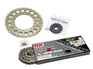 SUNSTAR �T���X�^�[ �t�����g�E���A�X�v���P�b�g���`�F�[���E�J�V���W���C���g�Z�b�g XJR400 R R2 S YAMAHA ���}�n �X�v���P�b�g�E�`�F�[���Z�b�g �쓮�n �`�F�[�������FRK��SV520XRE�i�V���o�[�`�F