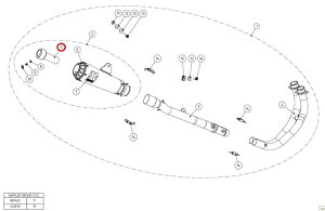 AKRAPOVIC AN|rb` yyAp[czV-TUV170 insert SS MT-03 YZF-R25 YZF-R3 YAMAHA }n obtECi[TCT[ }t[