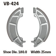 Vesrah ベスラ VB-424 ブレーキシュー 250A1/A1SS KH250 250SS マッハI S1 350SS マッハII S2 A7SS Z400 …