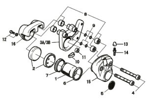 PMC s[GV[ u[LLp[\i u[Lpbh Z1 900SUPER4 Z2 750RS/Z750FOUR 750SS }bnIV H2 500SS }bnIII H1 W1 S/SA W3/650RS KAWASAKI JTL u[L