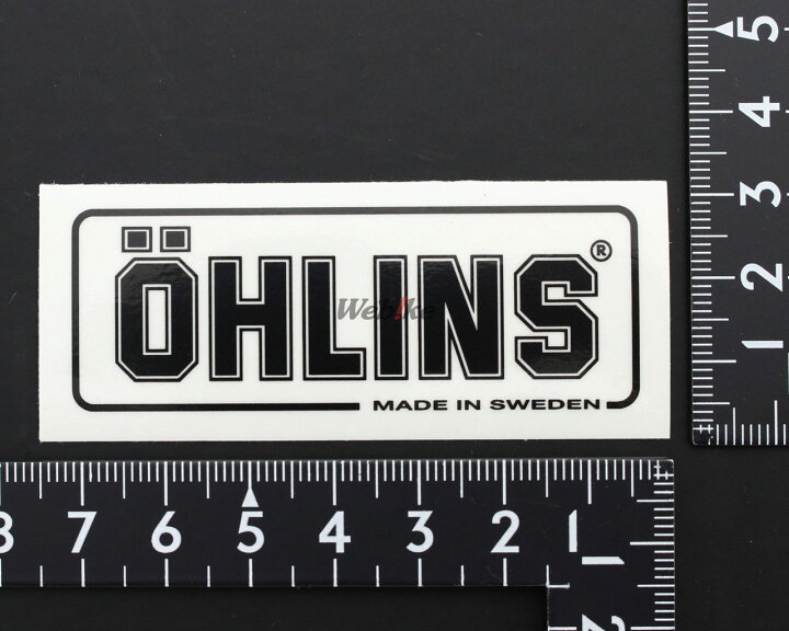 楽天市場】OHLINS オーリンズ クリアステッカー サイズ：75×30mm (大) : ウェビック 楽天市場店