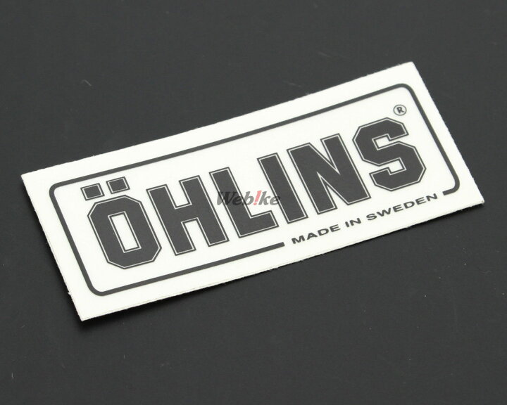 楽天市場】OHLINS オーリンズ クリアステッカー サイズ：55×25mm (中) : ウェビック 楽天市場店