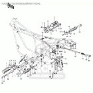 CMS �V�[�G���G�X ���C���X�^���h�t�B�b�e�B���O�i�b�g (Main Stand Fitting Nut) Z1 KAWASAKI �J���T�L �Z���^�[�X�^���h�E���C���X�^���h �t���[��