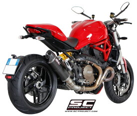 SC-PROJECT SCプロジェクト マット カーボン オーバル スリップオンサイレンサー MONSTER 1200 MONSTER 1200S DUCATI ドゥカティ DUCATI ドゥカティ