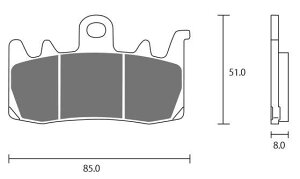 ZCOO �W�N�[ �u���[�L�p�b�h �Z���~�b�N�V���^�[�h APRILIA �A�v�����A BMW DUCATI �h�D�J�e�B MV AGUSTA �A�O�X�^ TRIUMPH �g���C�A���t �u���[�L