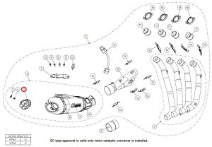 AKRAPOVIC AN|rb` yyAp[czV-TUV176 noise reduction insert SS CB650F CBR650F HONDA z_ obtECi[TCT[ }t[
