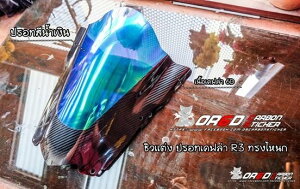 OR6D Carbon sticker I[J[{XebJ[ Iridium rainbow windshield YZF-R3 YZF-R25 YAMAHA }n XN[ O
