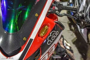 OR6D Carbon sticker �I�[�����J�[�{���X�e�b�J�[ Mirror hole cap CBR150R CBR300R CBR500R CBR650F CBR400R HONDA �z���_ �~���[�z�[���J�o�[ �n���h��
