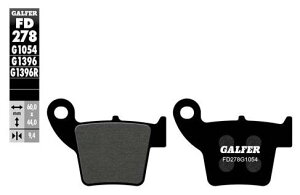 GALFER ガルファー セミメタルパッド ブレーキパッド CR 125 MOTARD R 250 CRE F X 300 450 500 BAJA RR 490 SIX COMPETICION CRF 150 R2 230 L M ENDURO XR LD RALLY RS RX COUNTRY RXC CRM DERAPAGE EASY TRAIL ID MX 85 HONDA ホンダ TM ブレー