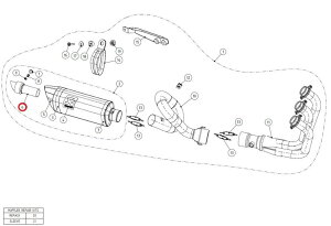 AKRAPOVIC AN|rb` yyAp[czV-TUV148 insert SS FZ-07 FZ-09 MT-07 MT-09 TRACER700 TRACER700GT XSR700 XSR900 YAMAHA }n obtECi[TCT[ }t[
