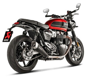 AKRAPOVIC AN|rb` e4dl XbvIC}t[ SPEEDTWIN THRUXTON1200 TRIUMPH gCAt XbvI}t[ }t[