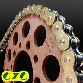 CYC CHAIN CYCチェーン 420-120L カラーチェーン【スタンダードカラー】(ゴールド) TLM50 TS50W RS50 TUONO50 [トゥオノ] HONDA ホンダ SUZUKI スズキ APRILIA アプリリア APRILIA アプリリア