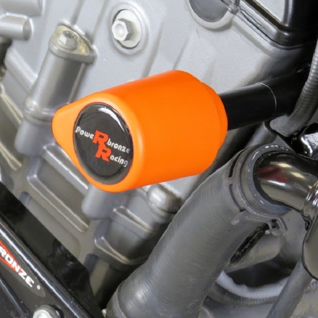 ODAX オダックス POWER BRONZE エンジンスライダー カラー：アルマイトシルバー 790Duke 890Duke 890DukeR KTM KTM KTM KTM KTM KTM スライダー