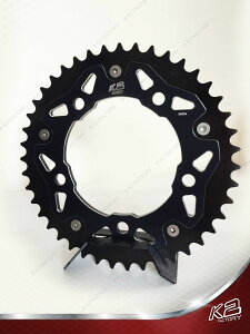 K2 Factory Brand �P�[�c�[�t�@�N�g���[�u�����h SPROCKET FOR CB650F ���A�X�v���P�b�g �X�`�[�����A���~�j�E�� HONDA �z���_ �h���u���X�v���P�b�g�E���A�X�v���P�b�g �쓮�n �����F46T / �J���[�FBlack