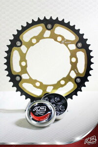K2 Factory Brand �P�[�c�[�t�@�N�g���[�u�����h SPROCKET FOR MT-03 ���A�X�v���P�b�g �X�`�[�����A���~�j�E�� YAMAHA ���}�n �h���u���X�v���P�b�g�E���A�X�v���P�b�g �쓮�n �����F45T / �J���[�FBlack