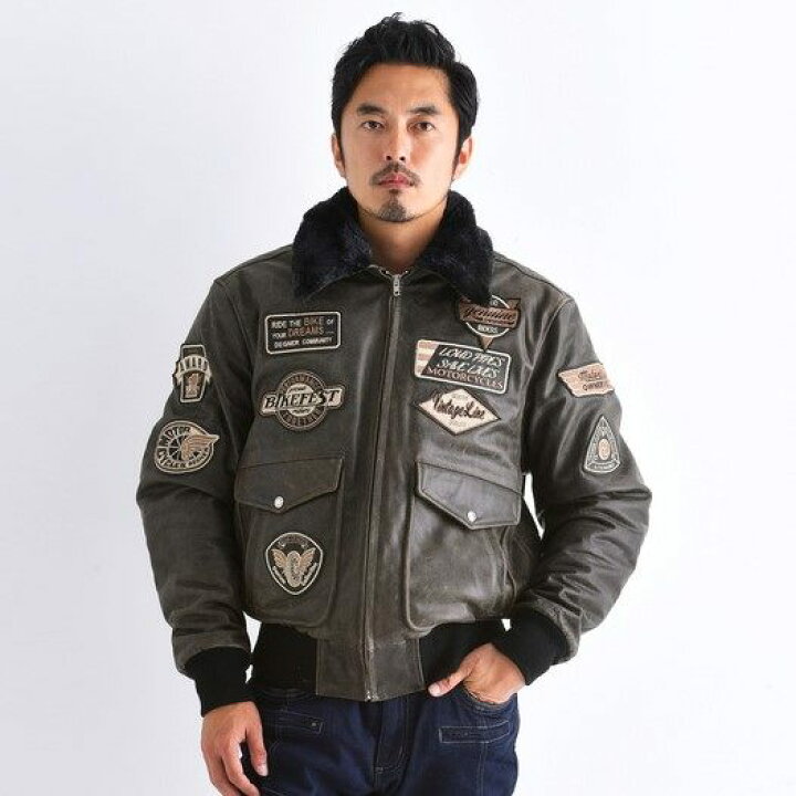 楽天市場】DEGNER デグナー ヴィンテージフライトレザージャケット 