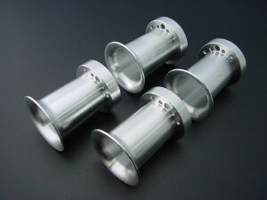 BRC ビーアールシー CRキャブ対応ロングアルミファンネルセット Z400FX/Z400J KAWASAKI カワサキ ファンネル 吸気関連 エンジン