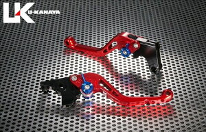 U-KANAYA ユーカナヤ スタンダードタイプ アルミビレットレバーセット ジクサー150 ジクサー250 ジクサーSF250 SUZUKI スズキ ブレーキ・クラッチレバーセット ハンドル周辺パーツ ハンドル レバー