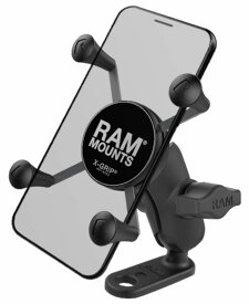 RAM MOUNTS ラムマウント Xグリップ＆11mm穴ミラーフレームベースセット(ショートアーム)