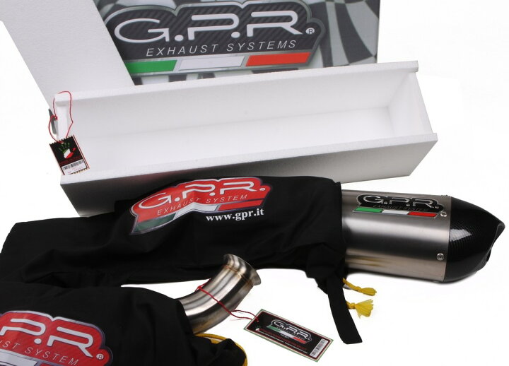 楽天市場】GPR ジーピーアール HOMOLOGATED スリップオンマフラー C 