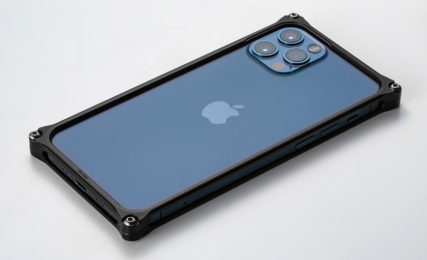 GILD designギルドデザイン スマートフォンケース ソリッドバンパー for iPhone 12 カラー：ブラック ギルドデザイン Pro design Max 型番：GI-430B 《週末限定タイムセール》 迅速な対応で商品をお届け致します