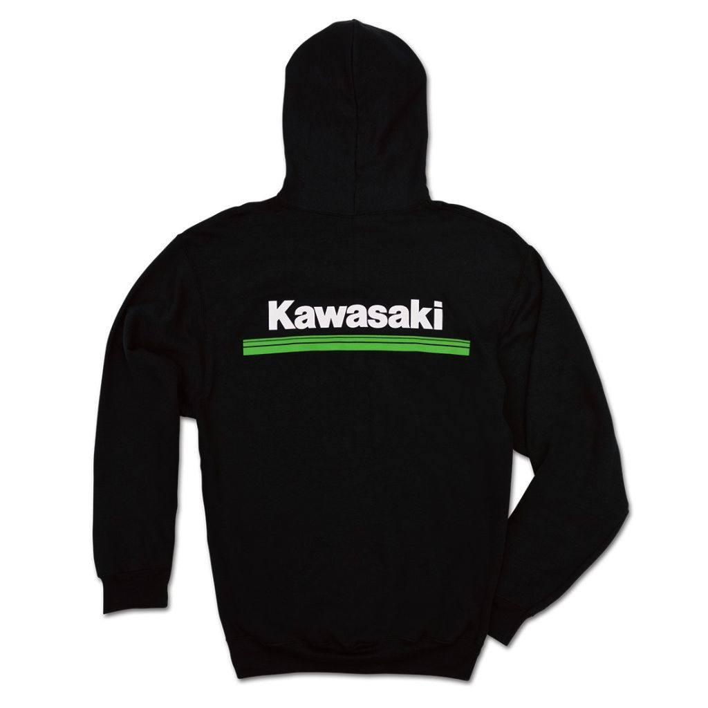US KAWASAKI 北米カワサキ純正アクセサリー Kawasaki 3 グリーンライン ジップアップフーディー サイズ：3X | ウェビック　 楽天市場店
