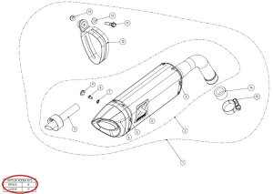 AKRAPOVIC AN|rb` yyAp[czP-RKS407AF250 muffler sleeve kit CBR250RR MSX125 FZ-09 MT-03 MT-09 XSR900 YZF-R25 YZF-R3 HONDA z_ YAMAHA }n ̑}t[IvVECi }t[